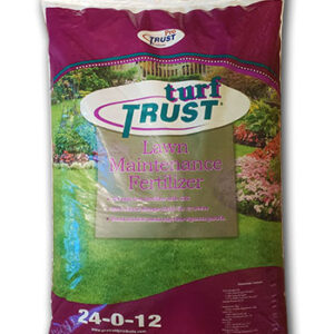 new turf trust lawn maintenance fertilizer bag